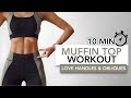 10 MIN MUFFIN TOP WORKOUT (Love Handles & Obliques) | Simit Bölgesi Eritme | Eylem Abaci