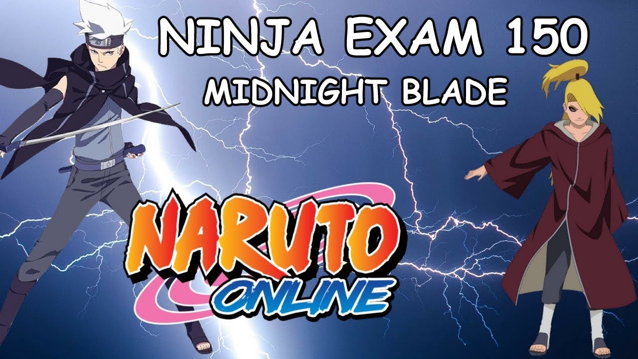 Naruto Online Ninja exam 150 f2p lightning main