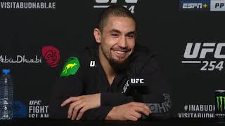 UFC 254: Robert Whittaker Post-fight Press Conference