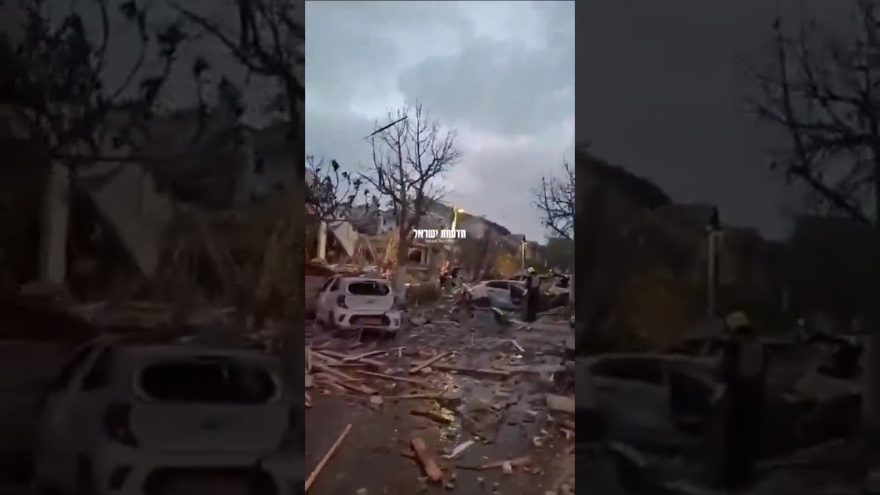 😱 Tel Aviv’de Panik Anları! İsrailli Saldırı Anını Kameraya Aldı