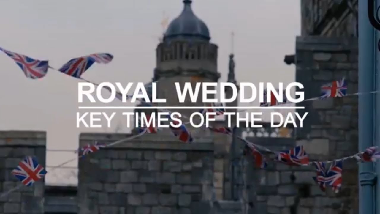 gt yarmouth college Royal wedding day - the key times
