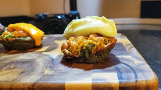 kale, spinach & cheddar cupcake!