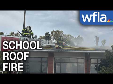 School officials: Lightning strike caused fire at St. Petersburg Catholic High School