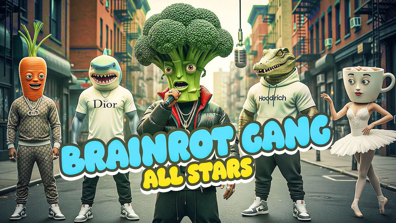 Trapstar Veggies x All Stars - Brainrot Gang (Official Video)