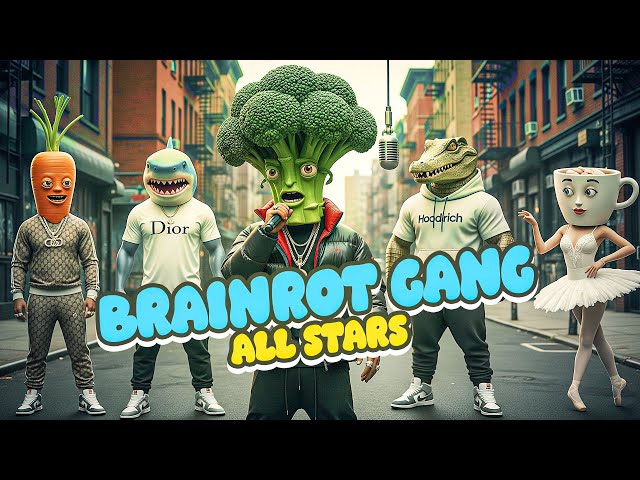 Trapstar Veggies x All Stars - Brainrot Gang (Official Video)