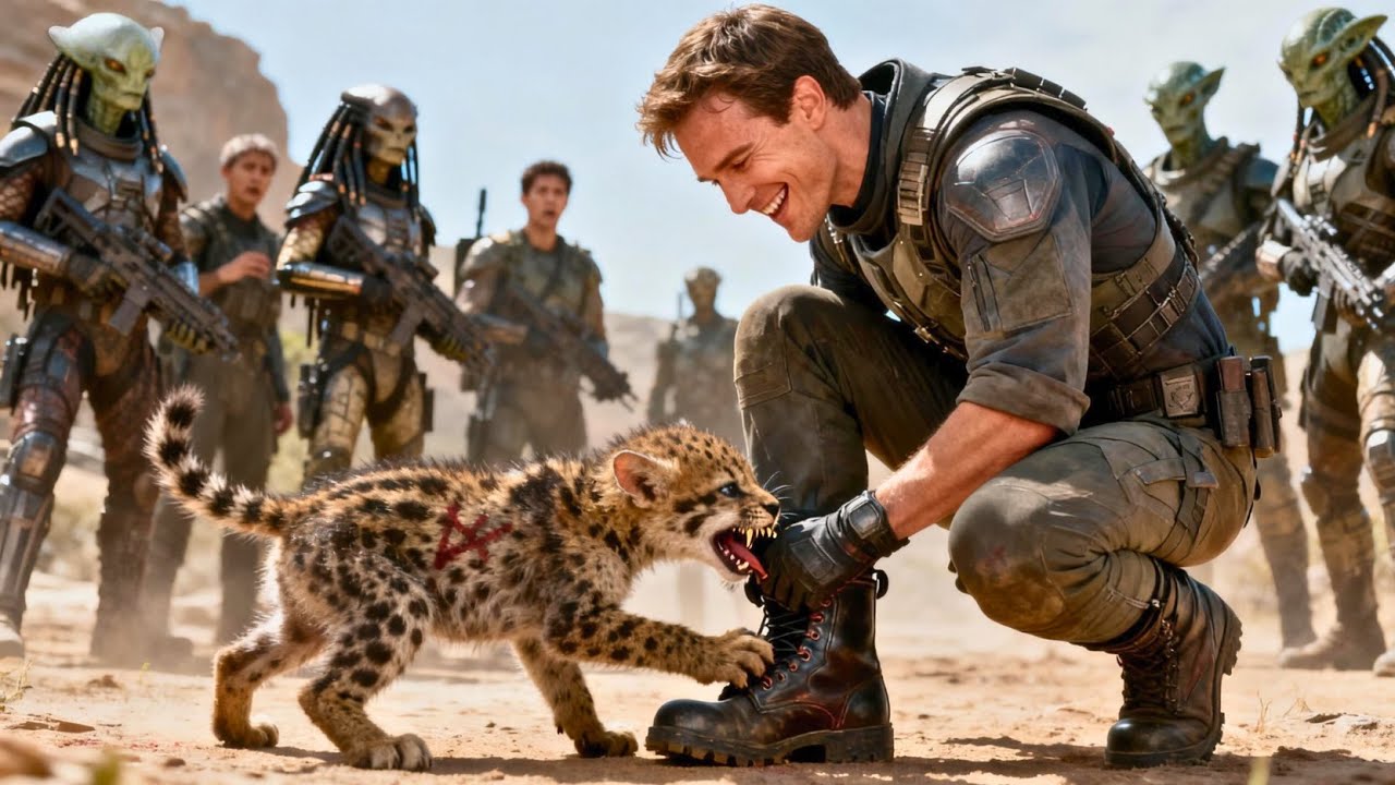 Predator Cub Bit at the Human’s Boots as He Worked — He Bit Back in Jest, and It Marked Him as Pack