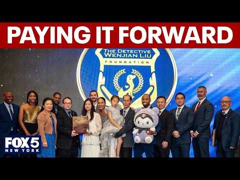 Widow of fallen NYPD detective honors his legacy by giving back
