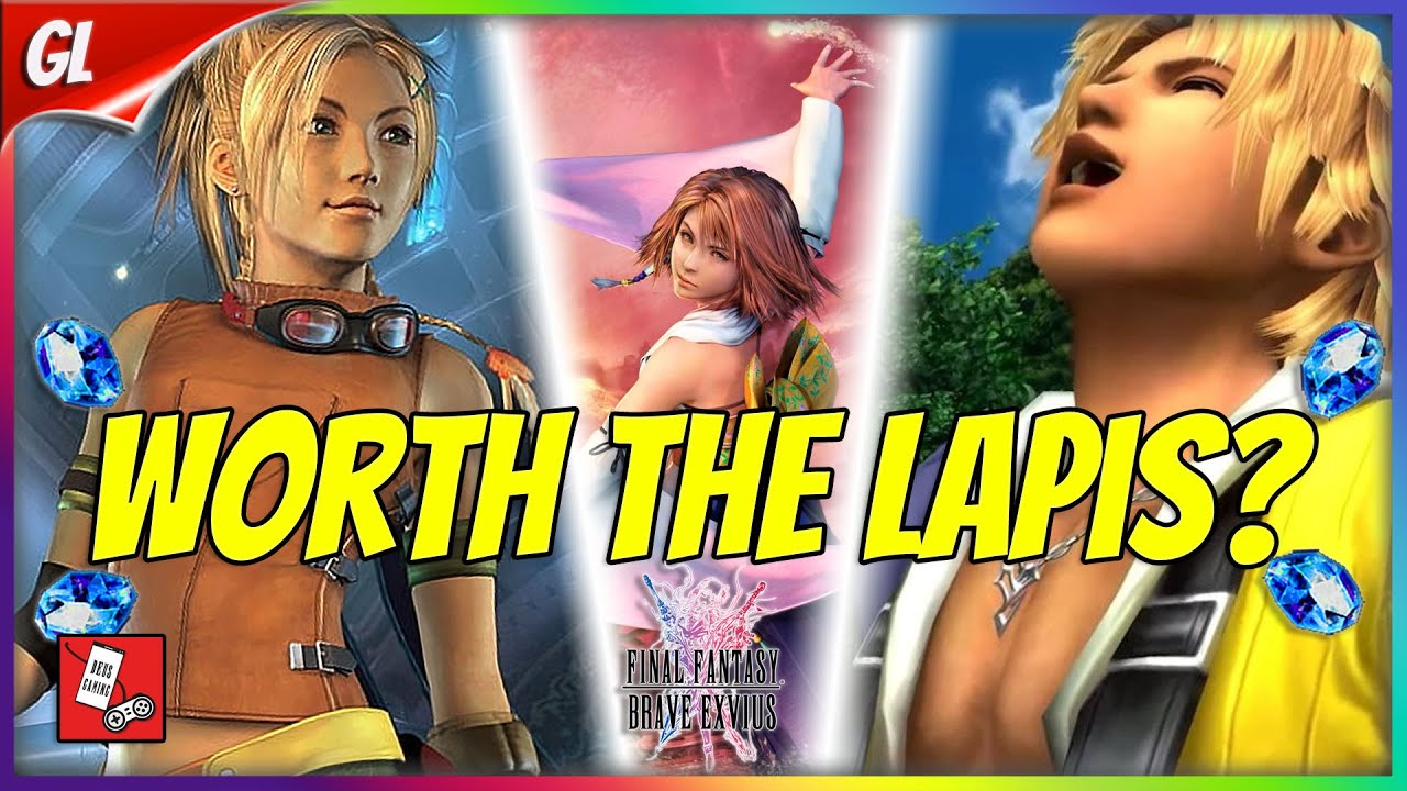 Summoner Yuna, Star Player Tidus NVA, Rikku Unit Review, worth the summon? [FFBE]