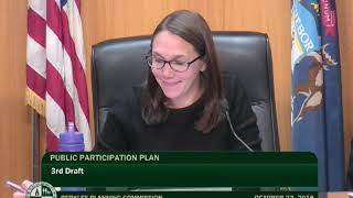 Berkley Planning Commission Meeting - October 23, 2018