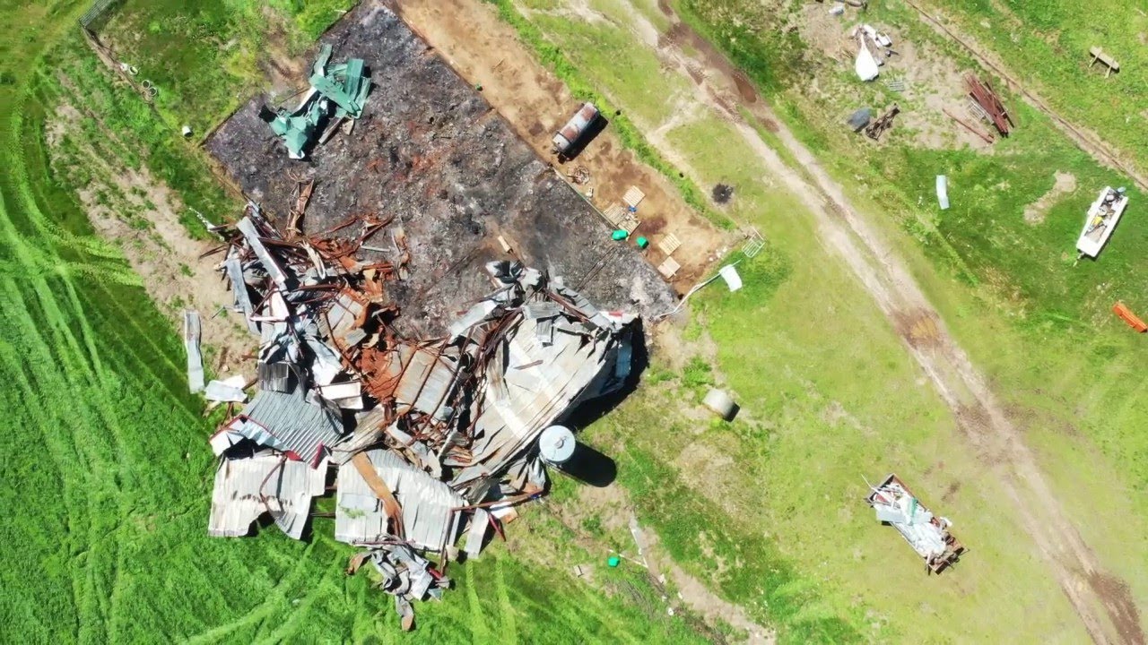 Drone Footage Reveals Tornado Damage In Scranton, AR YouTube