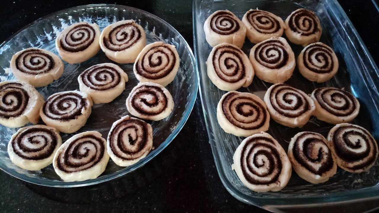 سينابون رولز ناجح من أول تجربة 👌مذاق رهيب و خيال 😋