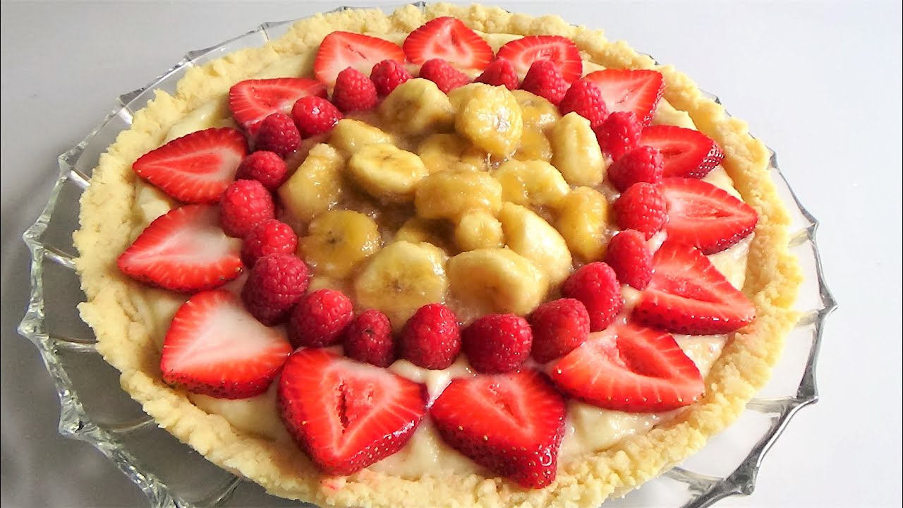 Banana Foster Fruit Tart YouTube