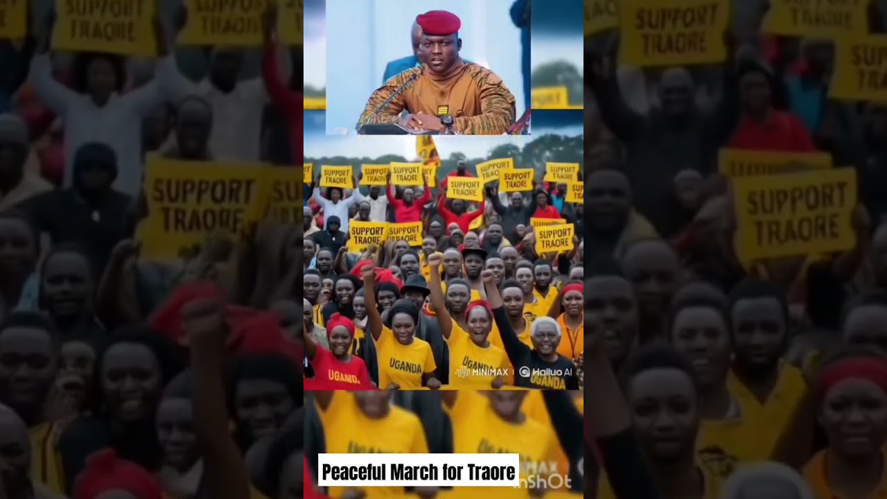 Massive Support for Captain Ibrahim Traoré | Peaceful March | 