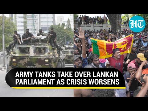 Sri Lankans VS Army: Tanks guard Parliament as anger over Pres Gotabaya intensifies | Watch