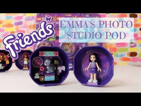YouTube thumbnail: NEW! LEGO FRIENDS PODS 2018 - Emma's Photo Booth