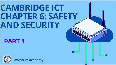 IGCSE ICT SAFETY ISSUES BY Waidsum Academy (Part 1)