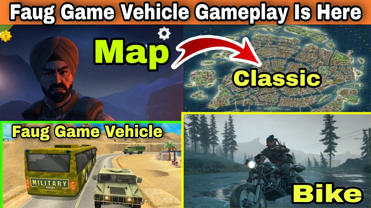 Faug Game Vehicle Gameplay Is Here | Faug Game Classic Map Gameplay | Faug Game Car | Faug Update