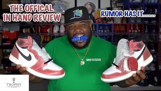 The Offical Air Jordan Trophy Room Retro 1S In Hand Review Blue Laces Included