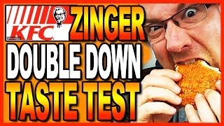 Kfc Zinger Double Down Taste Test