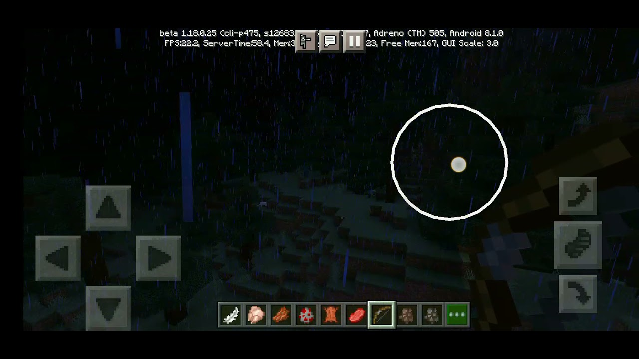 Parallax sound lightning in Minecraft