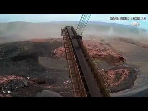 Moment of Brazil dam collapse caught on camera