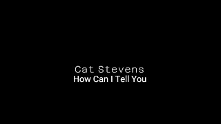 Cat Stevens - How Can I Tell You (lyrics)
