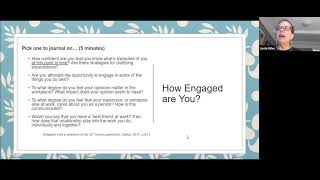 ACRL Health Sciences Interest Group: Workplace Empowerment and Engagement during the Pandemic