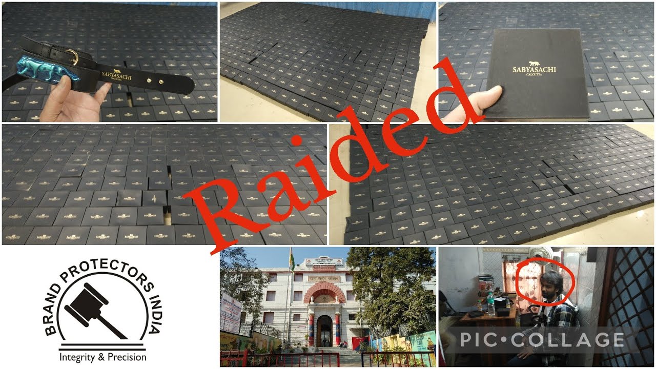 Brand Protection Raid Sabyasachi Factory Counterfeit Firstcopy Sadar Bazar Delhi