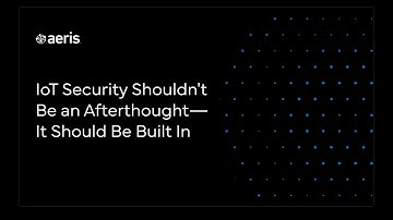 IoT Security Shouldn