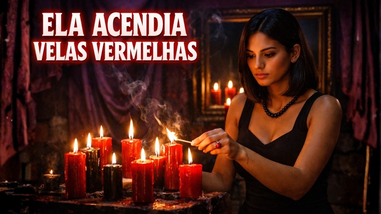A MULHER DO PASTOR FAZIA CHÁS DE DIA… À NOITE ACENDIA VELAS VERMELHAS NO PORÃO