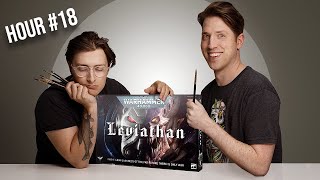 We stayed up 24h to be the first in the world with a painted Warhammer Leviathan