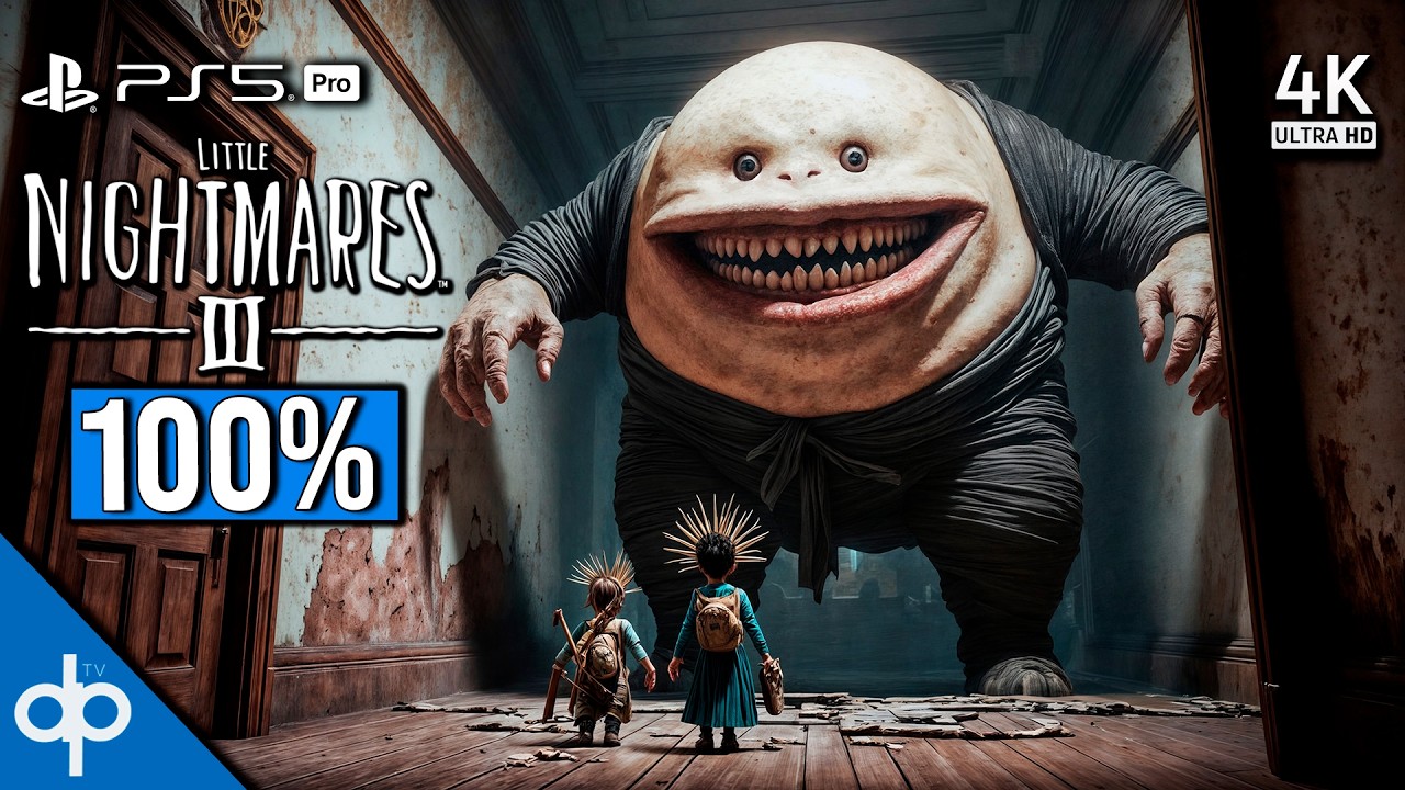 LITTLE NIGHTMARES 3 Full Game 100% Walkthrough (All Collectibles) | 4K 60FPS