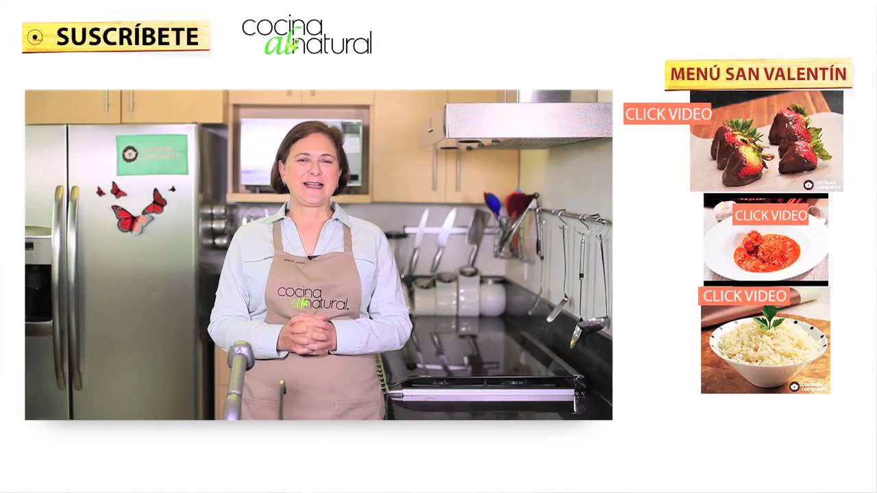 cocina saludable cursos bogota Menú para San Valentín