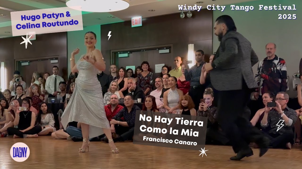 Hugo Patyn and Celina Routundo Argentine tango to “No Hay Tierra Como La Mía