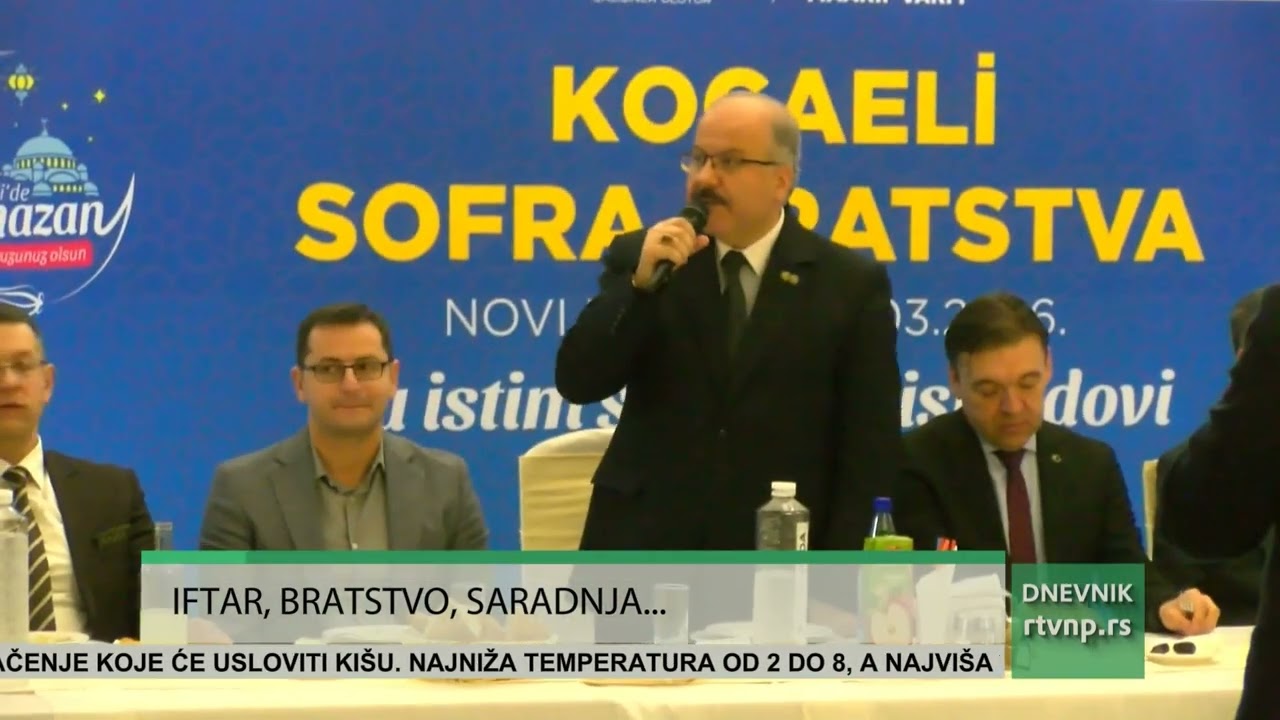 Iftar bratstva u Novom Pazaru: Poruke jedinstva i saradnje Turske i Sandžaka