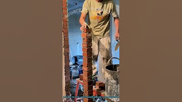 Bricklaying: Building a Single Brick Column