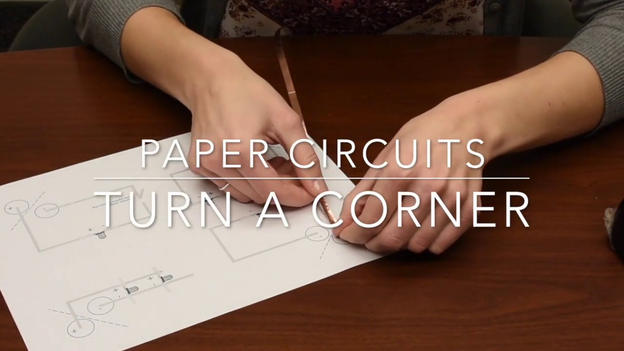 Using Copper Tape with Paper Circuits 