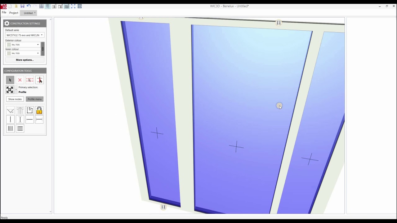 WIC3D Software FensterTürDefinition Back to back