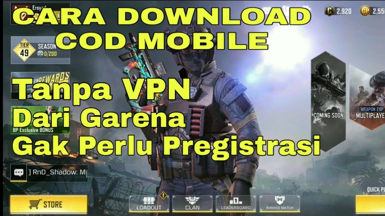 CARA DOWNLOAD CALL OF DUTY MOBILE! TANPA VPN - 