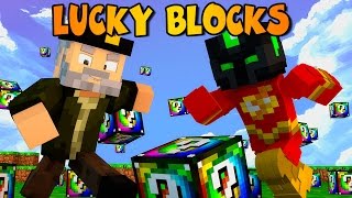 Minecraft: FLASHTAXX Y EL BURRO!! c/ sTaXx | SPIRAL Lucky Blocks Epic Race