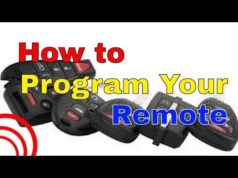 1997 to 2004 Oldsmobile Silhouette Factory Remote Transmitter Programming How To