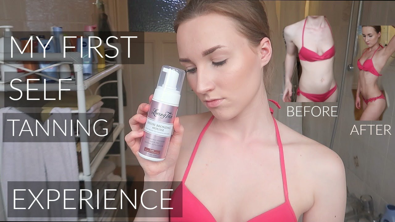My First Self/ Fake Tanning Experience! Using Loving Tan! YouTube