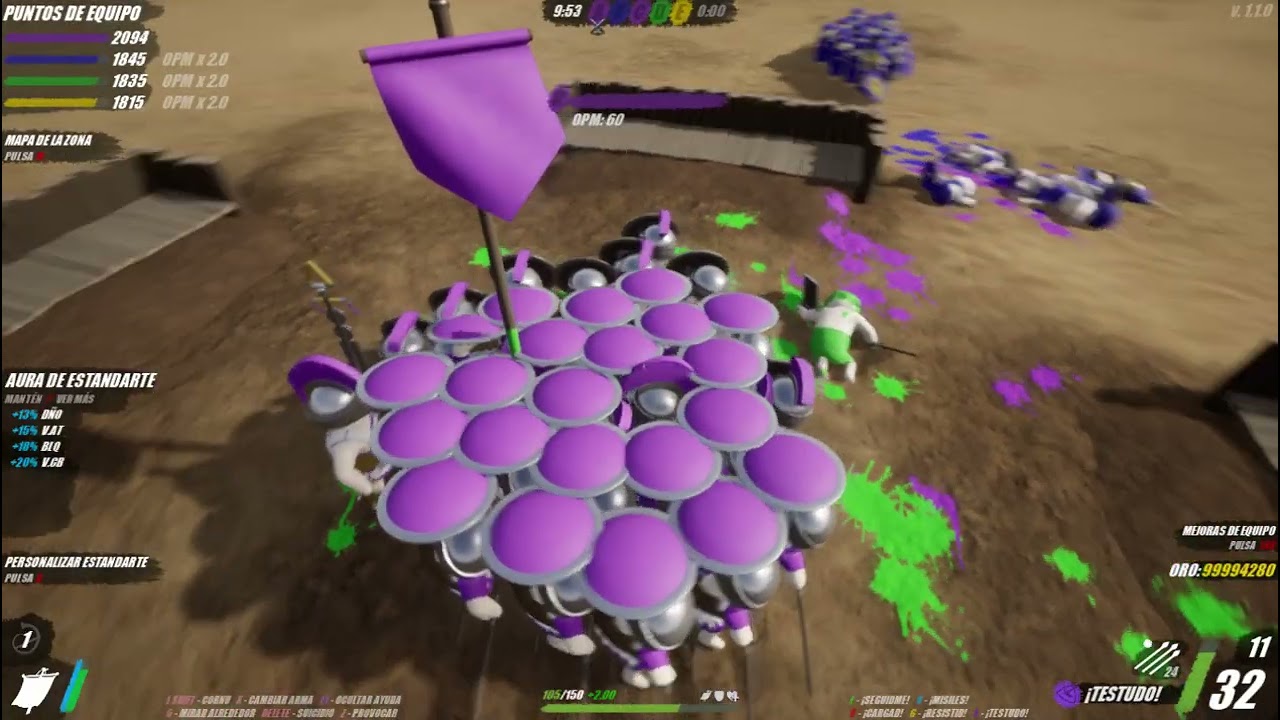 mis 300 espartanos vs 3 egipcios distintos en shielldwall