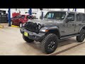 2020 Lifted Jeep Wrangler Willys Edition in Sting Ray.