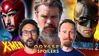THE ODYSSEY SPOILER REVIEW! Batman 2 Delay, X-Men's Wild Casting & TRAILER REACT-THON