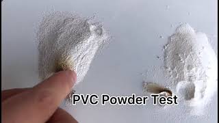 Test of Pure PVC Resin Powder and Recycled PVC Resin Powder screenshot 3