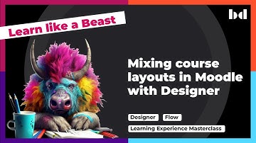 Mixing course layouts in Moodle with Designer