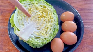 Half a piece of cabbage and four eggs teach you what you haven't eaten. It's simpler than pie and b