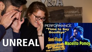 MARCELITO POMOY TIME TO SAY GOODBYE (REACTION)