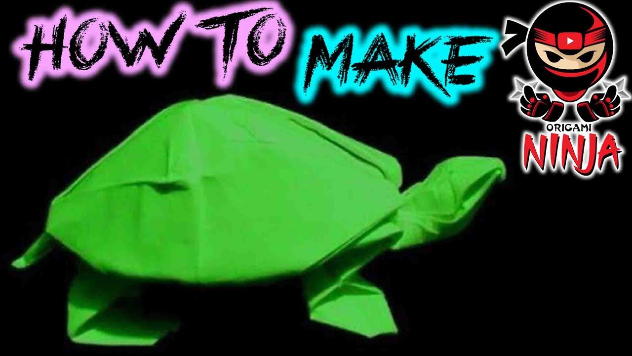 How to make Origami Turtle (Robert J. Lang) YouTube